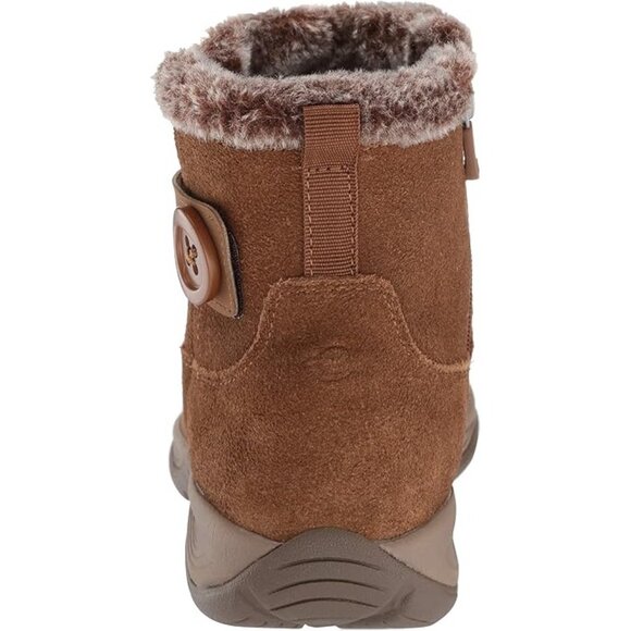 Easy Spirit Womens seExcel8 Mid Calf Boots Fur Lined Zipper Brown Size 8.5 M - Picture 3 of 8